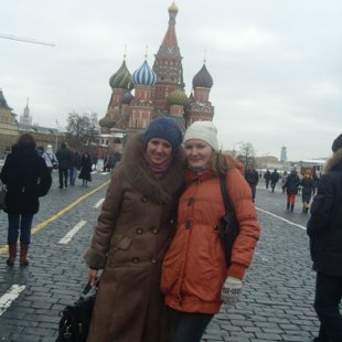 С коллегой, Надеждой Бесединой