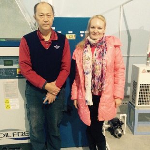 На пуско-наладке медицинского оборудования, 2015 г.