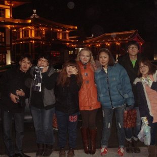 Ужин с однокурсниками, Сиань 2011 г.