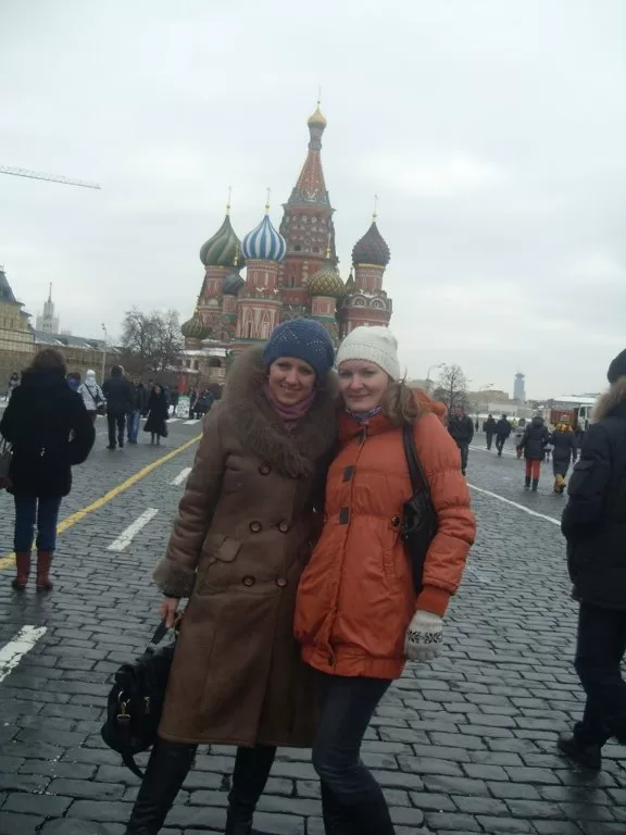С коллегой, Надеждой Бесединой